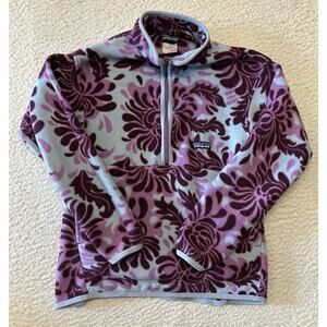 Patagonia Girls Synchilla Snap T Pullover Large